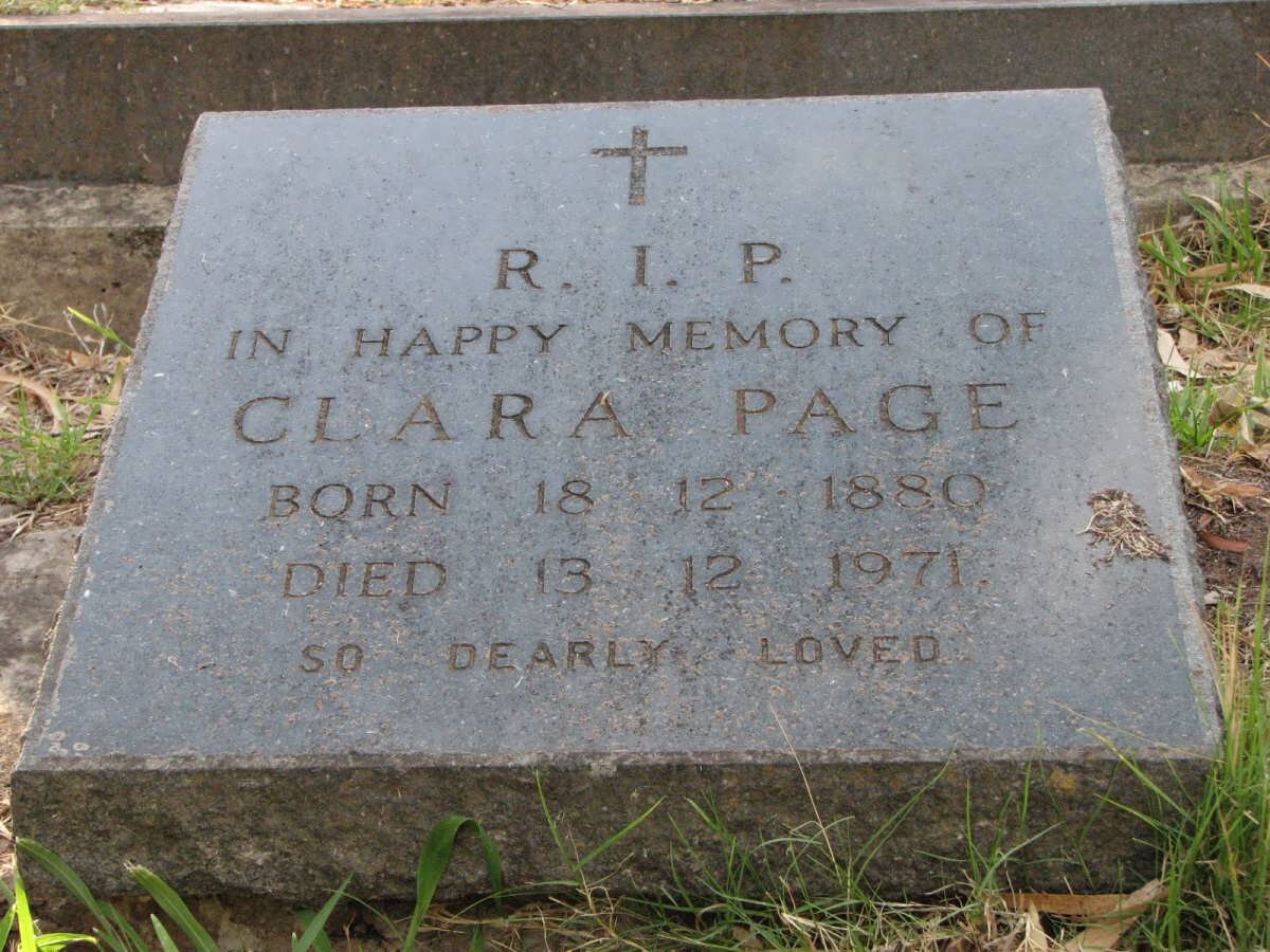 PAGE Clara 1880-1971