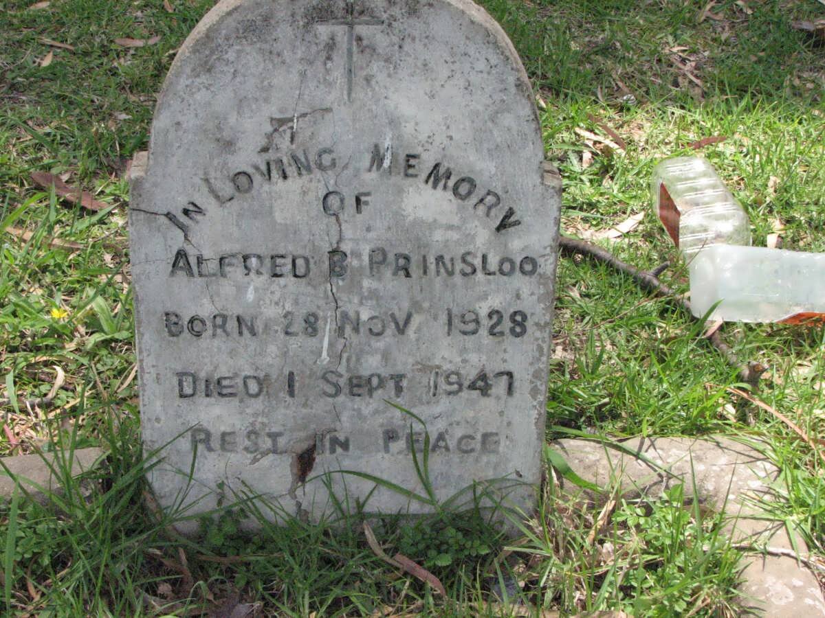 PRINSLOO Alfred B. 1928-1947