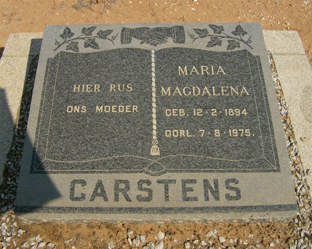 CARSTENS Maria Magdalena 1894-1975