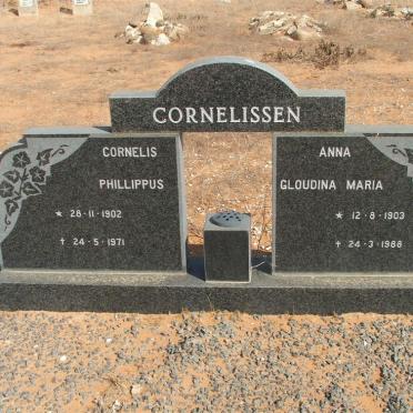 CORNELISSEN Cornelis Phillippus 1902-1971 &amp; Anna Gloudina Maria 1903-1988