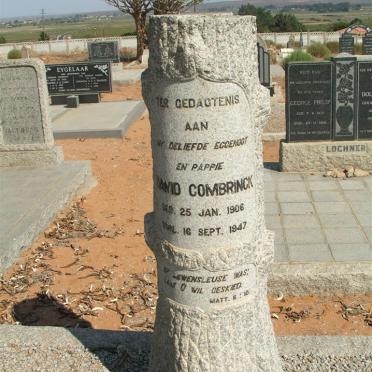 COMBRINCK Dawid 1906-1947