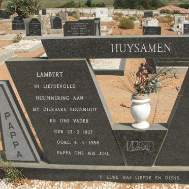 HUYSAMEN Lambert 1927-1986