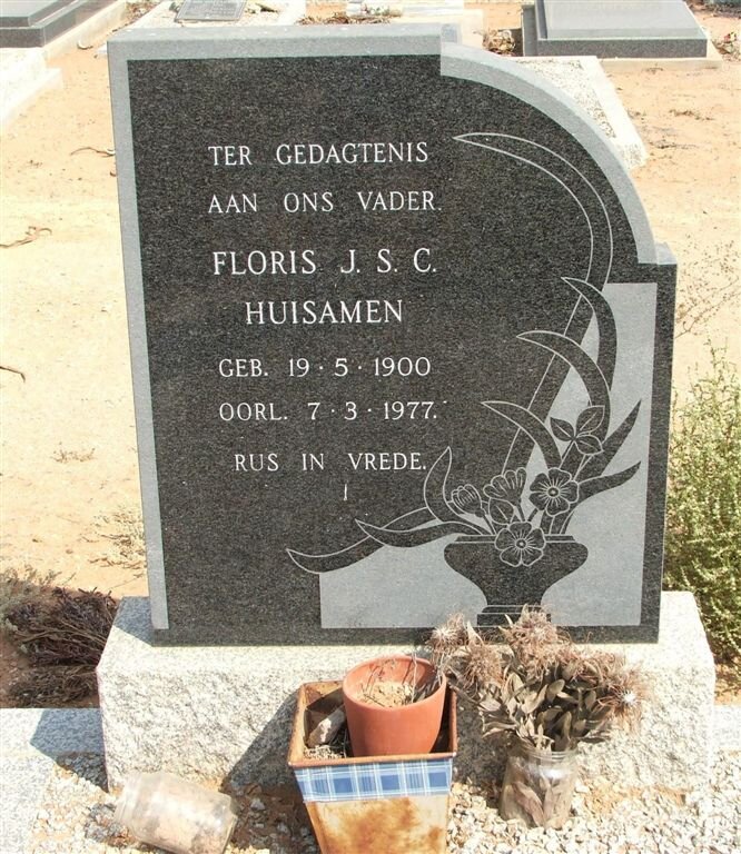 HUISAMEN Floris J.S.C. 1900-1977