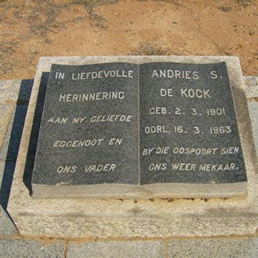 KOCK Andries S., de 1901-1963