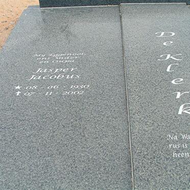 KLERK Jasper Jacobus, de 1930-2002