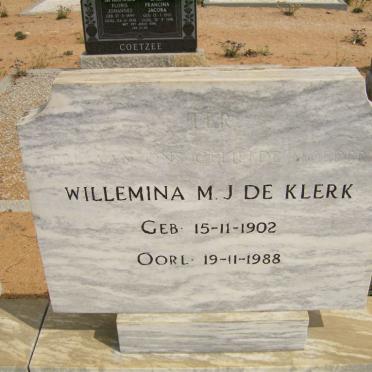 KLERK Willemina M.J., de 1902-1988