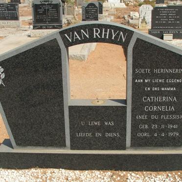 RHYN Catherina Cornelia, van nee DU PLESSIS 1941-1979
