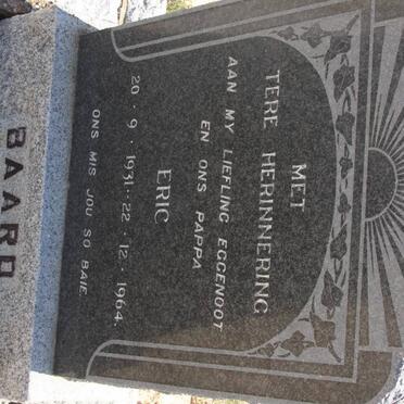 BAARD Eric 1931-1964