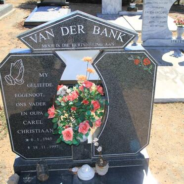 BANK Carel Christiaan, van der 1945-1997