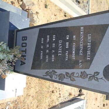 BOTHA Daniel 1938-1970