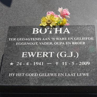 BOTHA G.J. 1941-2009