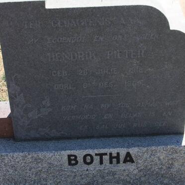 BOTHA Hendrik Pieter 1918-19??