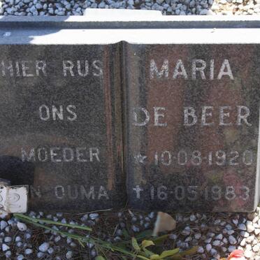 BEER Maria, de 1920-1983