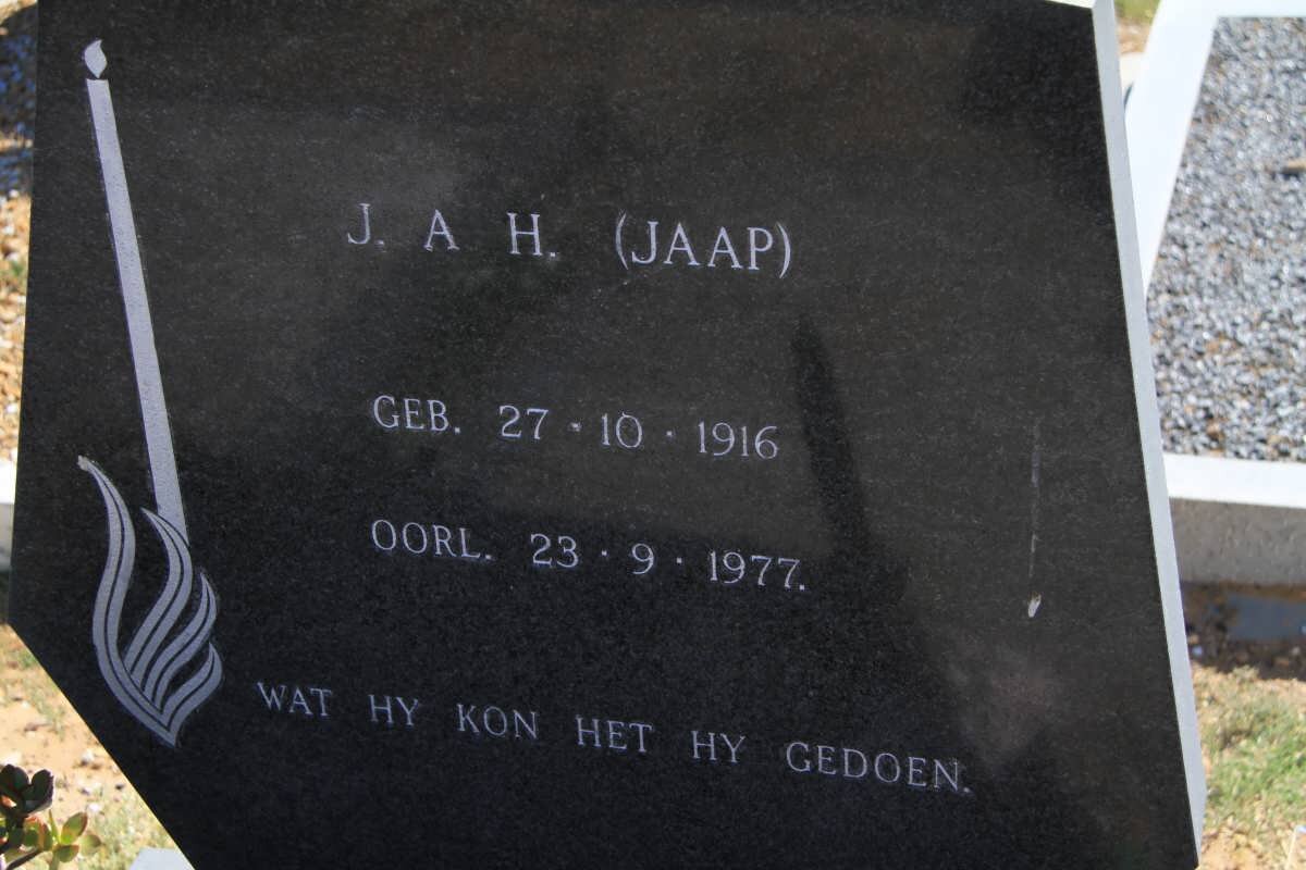 COETZEE J.A.H. 1916-1977