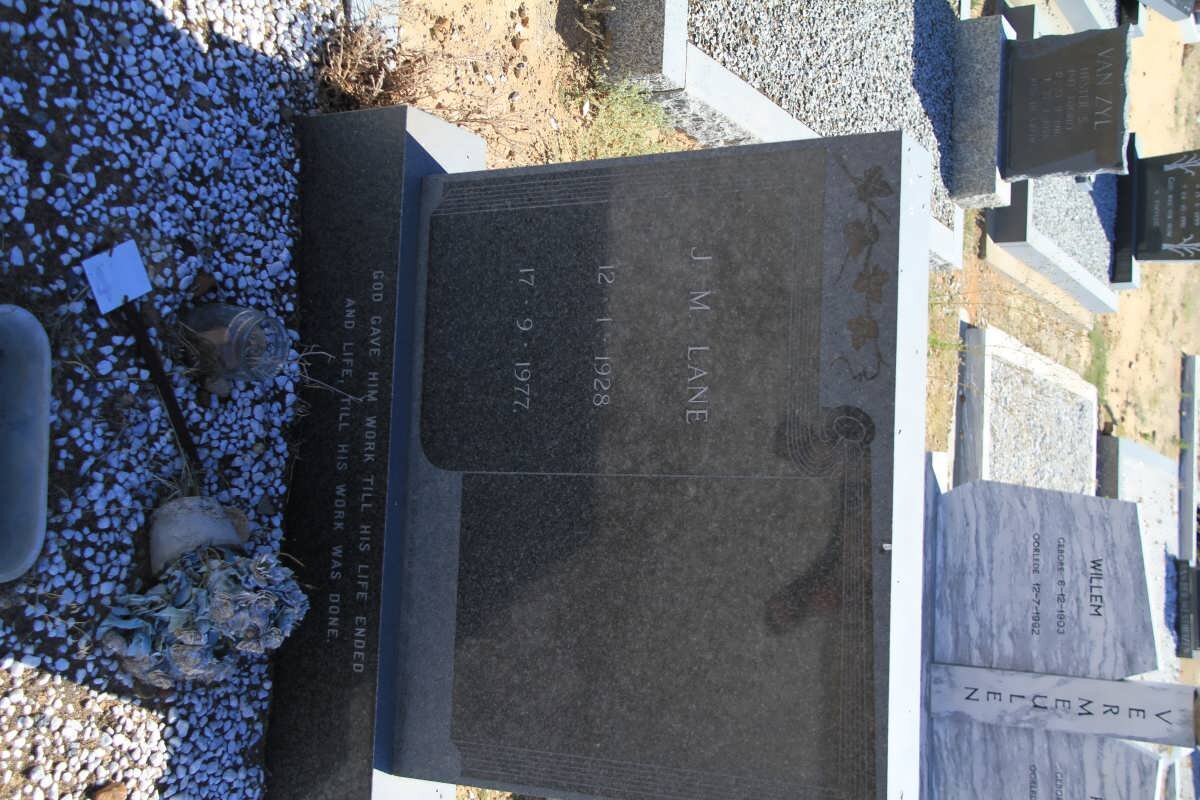 LANE J.M. 1928-1977