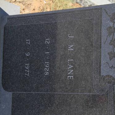 LANE J.M. 1928-1977