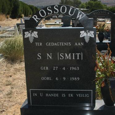 ROSSOUW S.N. 1963-1989