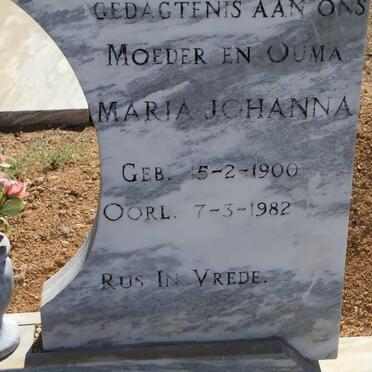 SPREETH Jacob Jacobus 1912-1983 &amp; Maria Johanna 1900-1982 