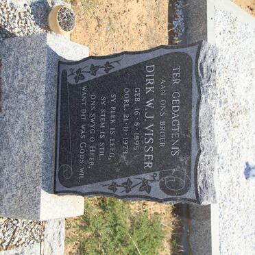 VISSER Dirk W.J. 1895-1973