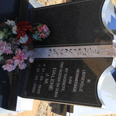 ? Dalene J.M. 1945-2002