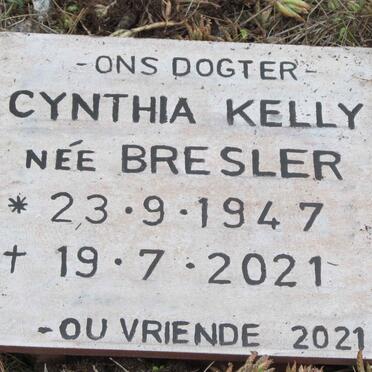 KELLY Cynthia nee BRESLER 1947-2021