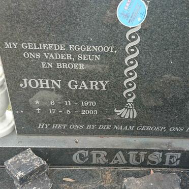 CRAUSE John Gary 1970-2003