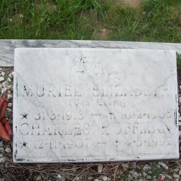 KING Charles Hoffman 1907-1992 &amp; Murial Elizabeth VAN EEDEN 1913-1985