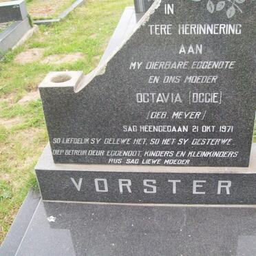 VORSTER Octavia nee MEYER -1971