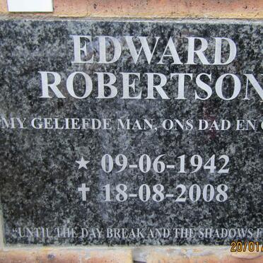 ROBERTSON Edward 1942-2008