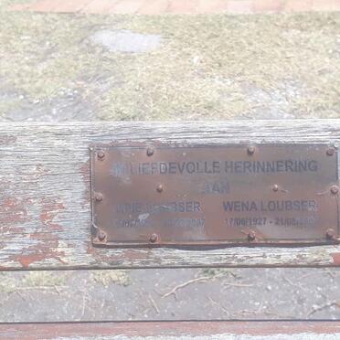 LOUBSER Apie 1918-2007 &amp; Wena 1927-2007