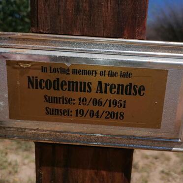 ARENDSE Nicodemus 1951-2018