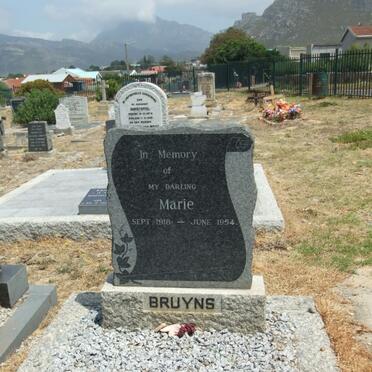 BRUYNS Marie 1918-1954