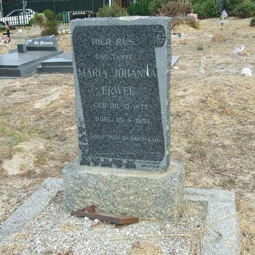 ERWEE Maria Johanna 1877-1954