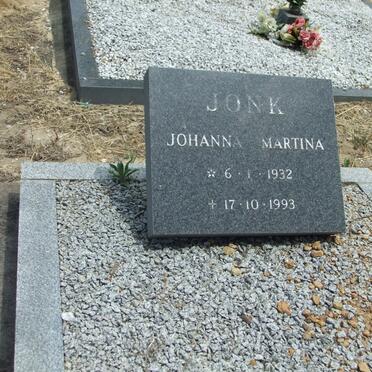 JONK Johanna Martina 1932-1993