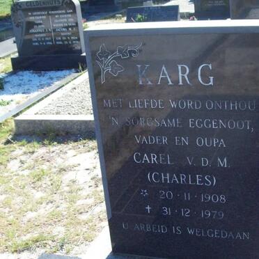 KRAG Carel v.d.M. 1908-1979