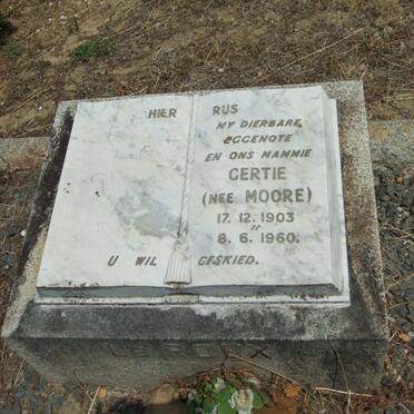 ROUX Gertie, le nee MOORE 1903-1960