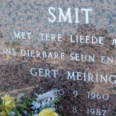 SMIT Gert Meiring 1960-1987
