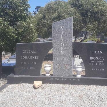 VILJOEN Gileam Johannes 1924-1986 &amp; Jean Ironica STAPLES 1928-2013