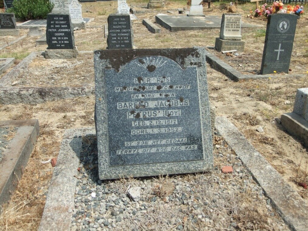 ? Barend Jacobus Petrus 1917-1952