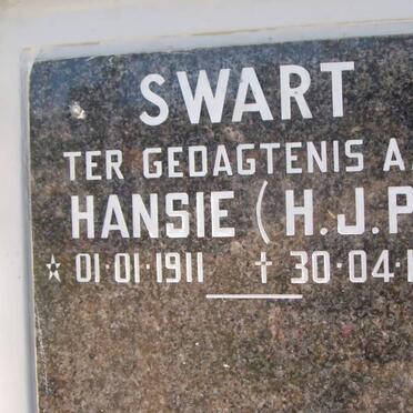 SWART  H.J.P. 1911-1998