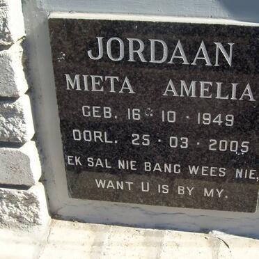 JORDAAN Mieta Amelia 1949-2005