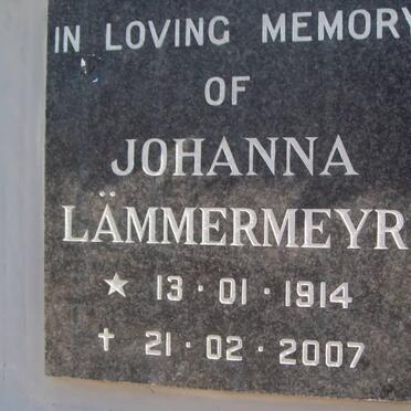 LAMMERMEYR Johanna 1914-2007