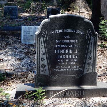 BARNARD Hendrik J. Jacobus 1906-1974