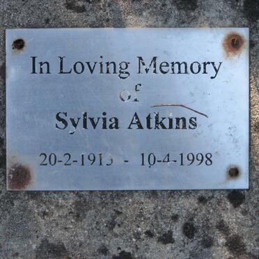 ATKINS Sylvia 1915-1998
