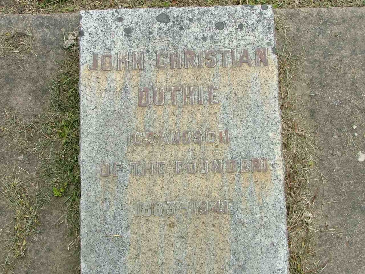 DUTHIE John Christian 1883-1941