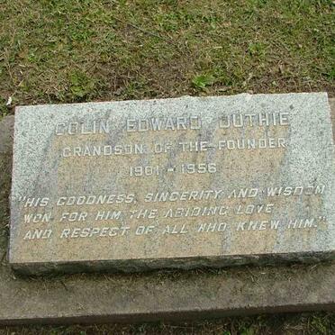 DUTHIE Colin Edward 1901-1956