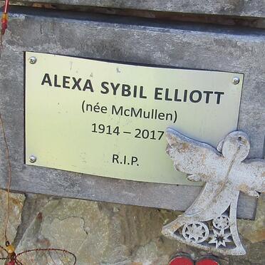 ELLIOTT Alexa Sybil nee McMULLEN 1914-2017