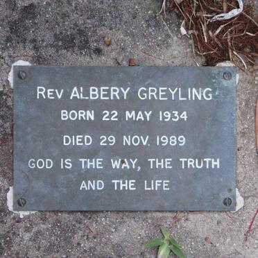 GREYLING Albery 1934-1989