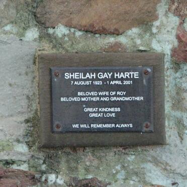 HARTE William Roy 1921-2012 &amp; Sheilah Gay 1923-2001