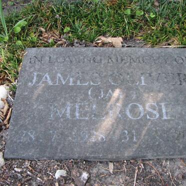 MELROSE James Oliver 1928-2000